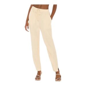NEW Joie Carla Linen Blend Pant Pull On Drawstring Waist Small